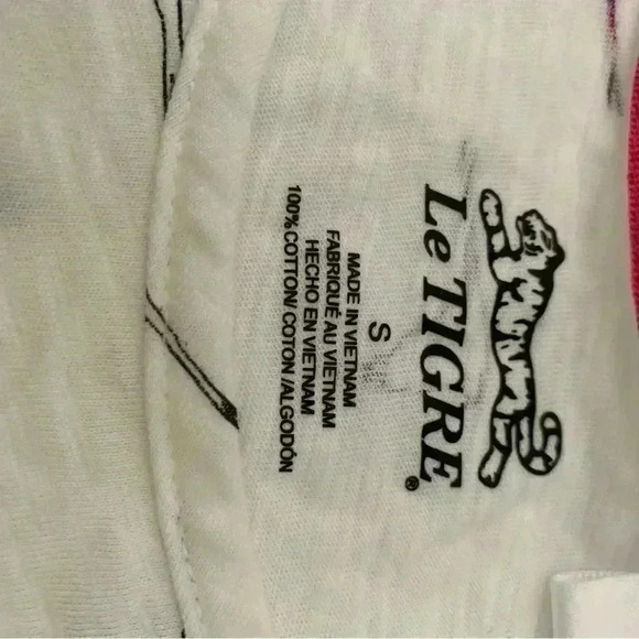 Le Tigre Parrot T-Shirt Women’s Size Small - Picture 4 of 6